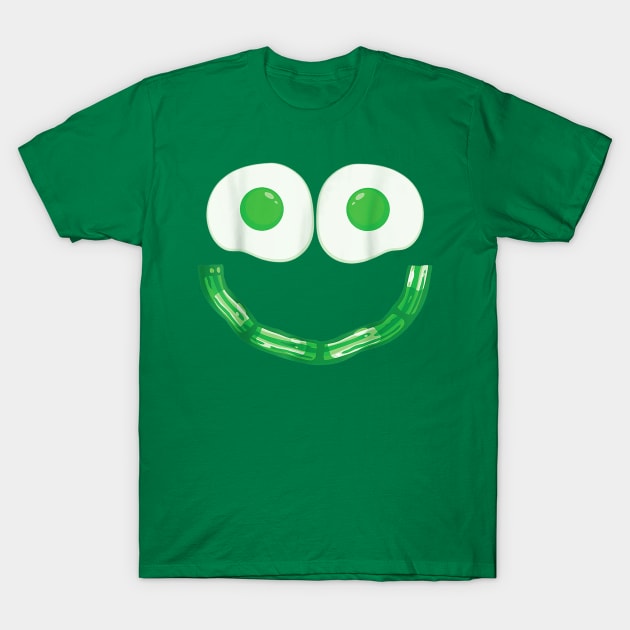 green eggs ham smile face brunch breakfast costume T-Shirt by HBart